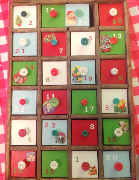 DIY Vintage Soda Crate Advent Calendar - My So Called Crafty Life